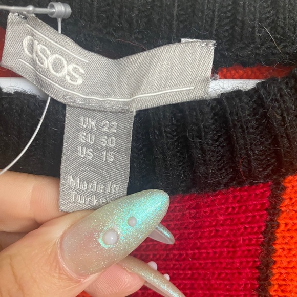 SOLD Asos rainbow striped sweater - Picture 6 of 6